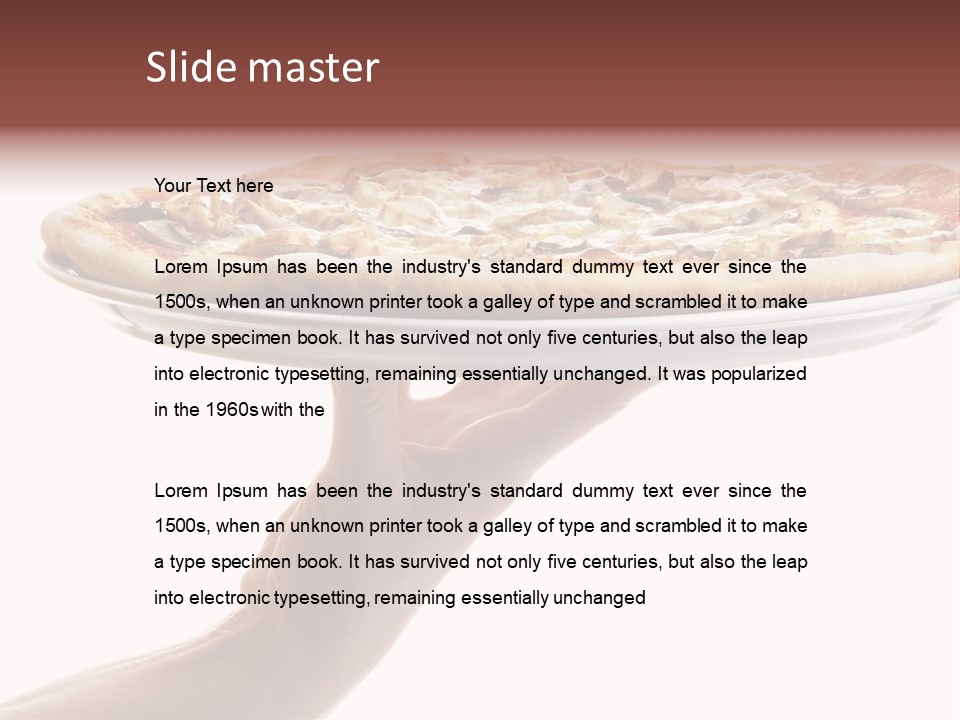 Palm Cuts Chief PowerPoint Template