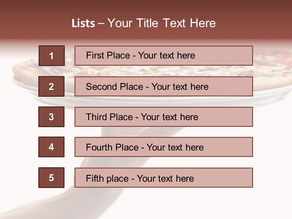 Palm Cuts Chief PowerPoint Template