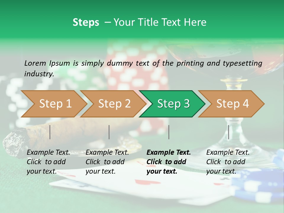 Stack Backgrounds Drink PowerPoint Template