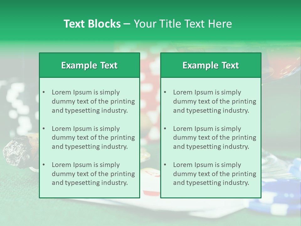 Stack Backgrounds Drink PowerPoint Template