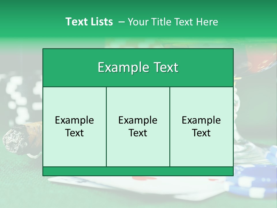 Stack Backgrounds Drink PowerPoint Template