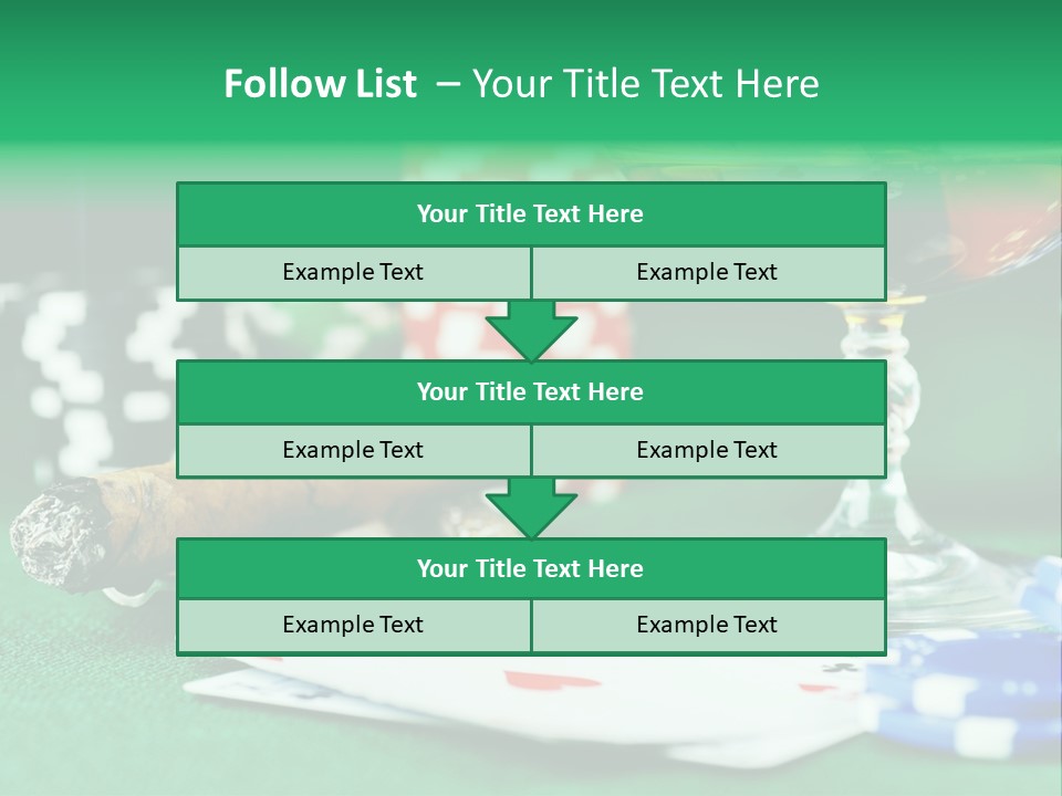 Stack Backgrounds Drink PowerPoint Template