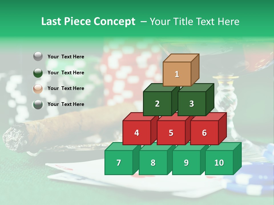 Stack Backgrounds Drink PowerPoint Template