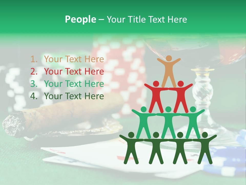 Stack Backgrounds Drink PowerPoint Template