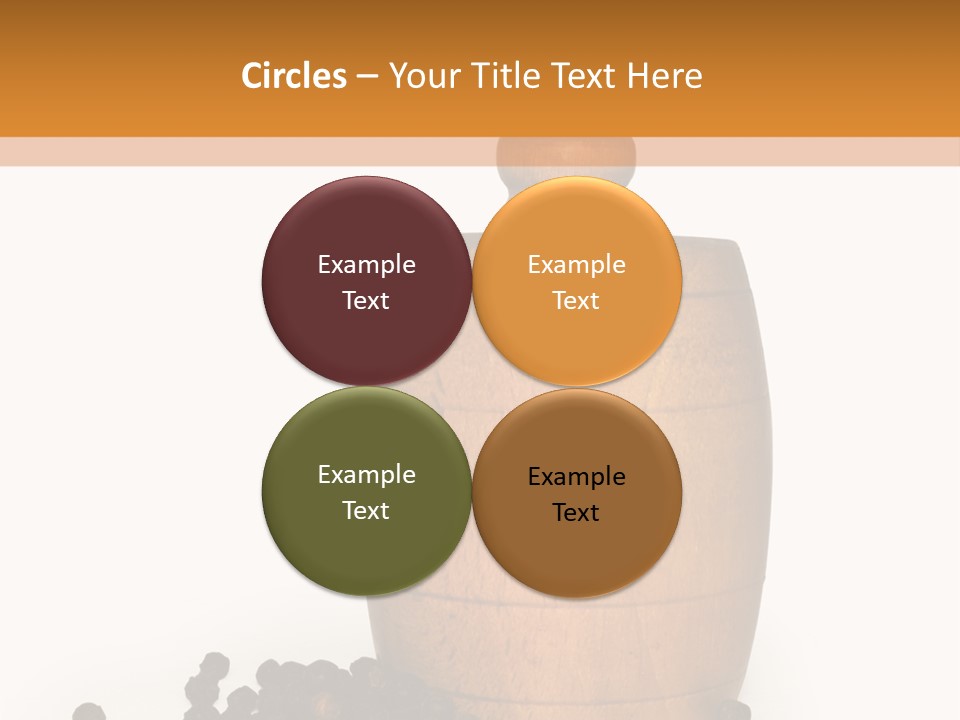 Background Isolated Peppergrinder PowerPoint Template