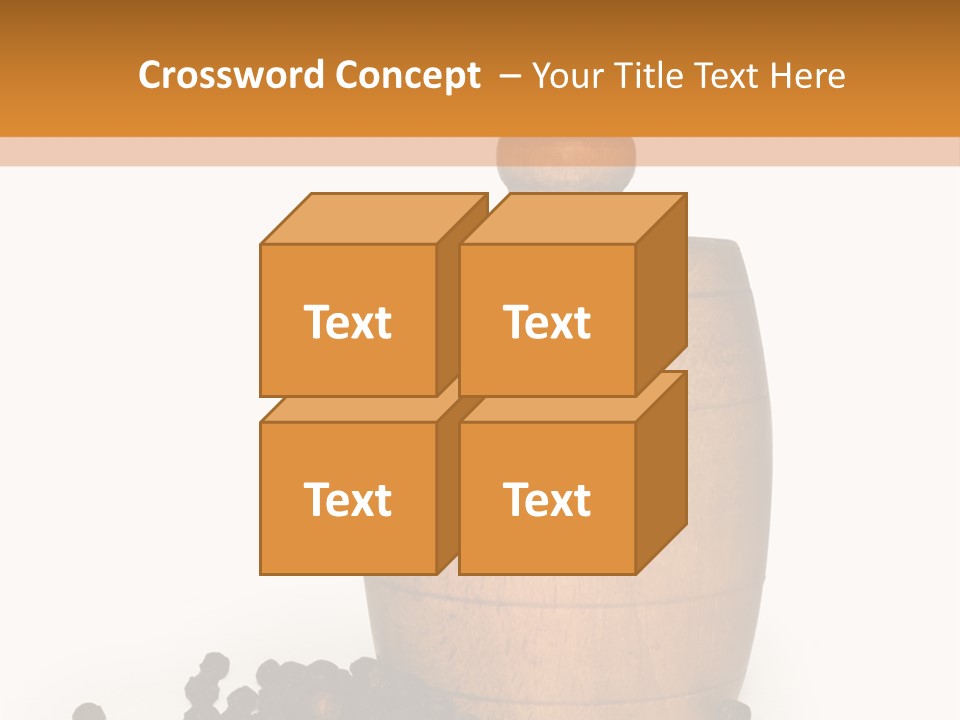 Background Isolated Peppergrinder PowerPoint Template