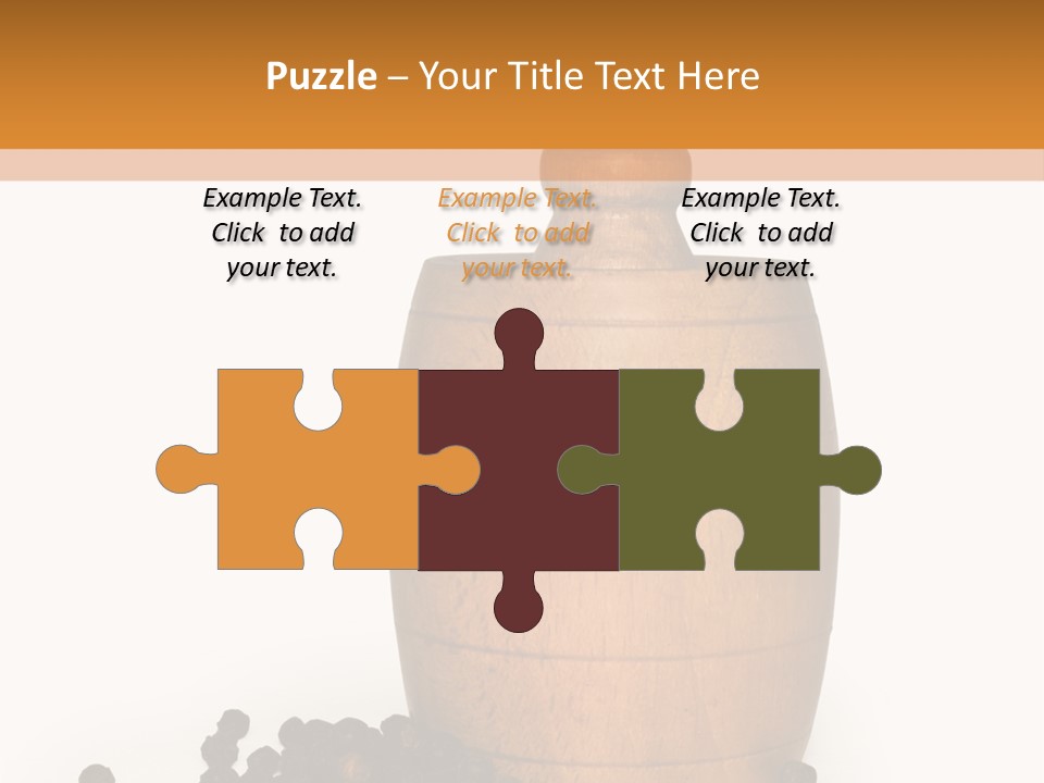 Background Isolated Peppergrinder PowerPoint Template