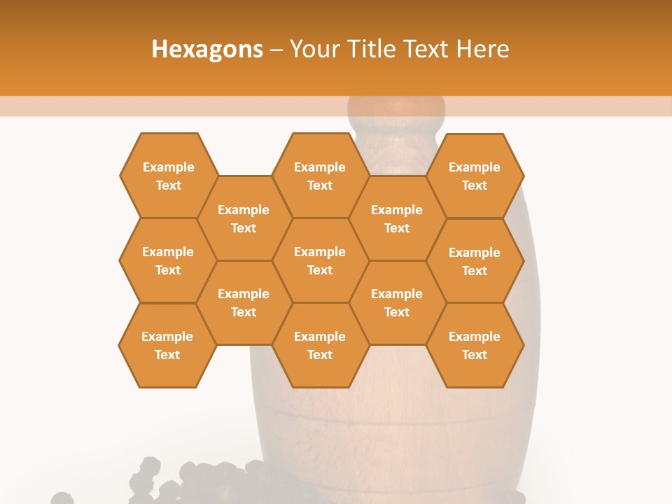 Background Isolated Peppergrinder PowerPoint Template