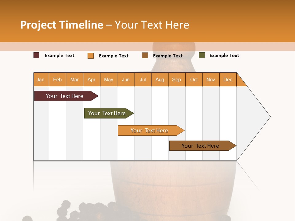 Background Isolated Peppergrinder PowerPoint Template