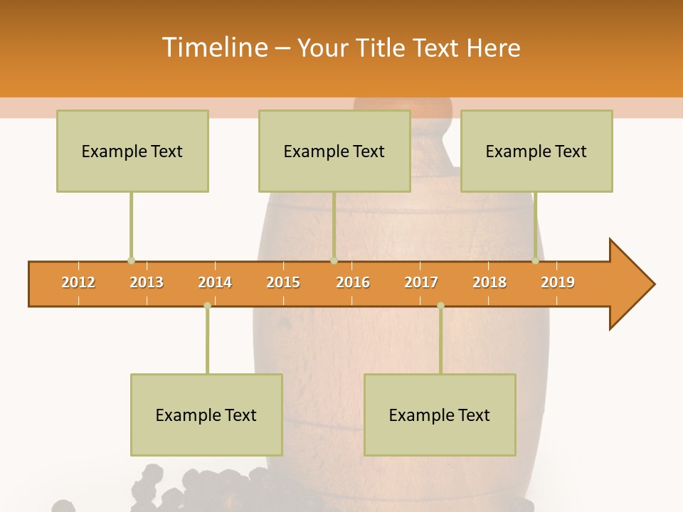 Background Isolated Peppergrinder PowerPoint Template