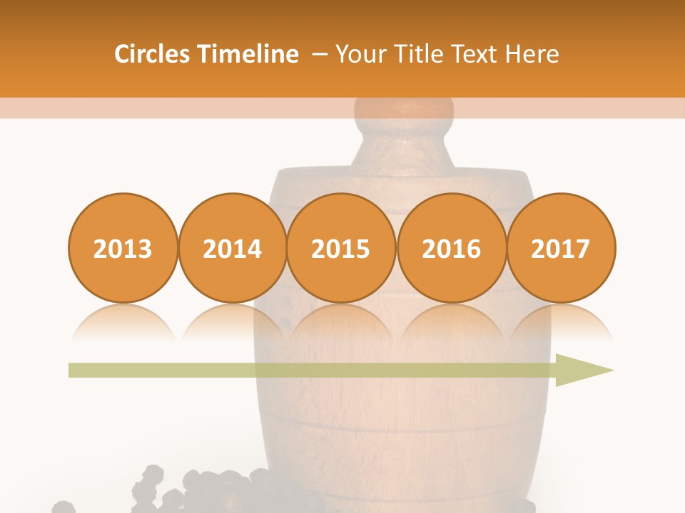 Background Isolated Peppergrinder PowerPoint Template