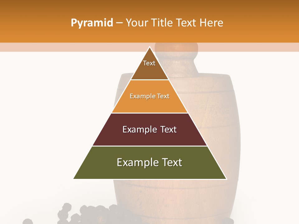 Background Isolated Peppergrinder PowerPoint Template