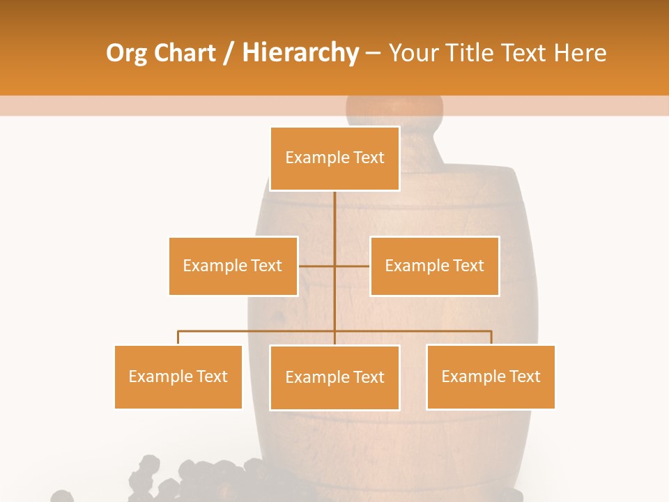 Background Isolated Peppergrinder PowerPoint Template