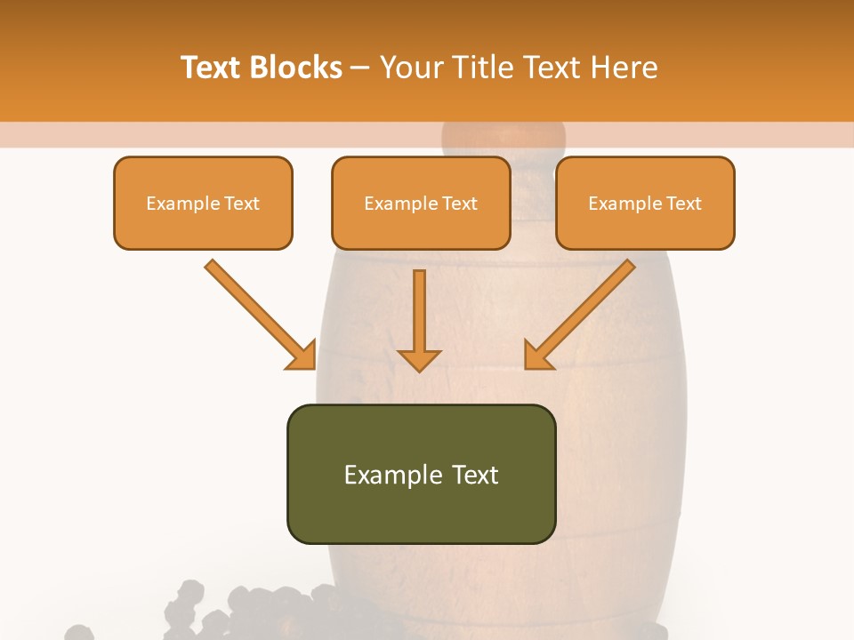 Background Isolated Peppergrinder PowerPoint Template