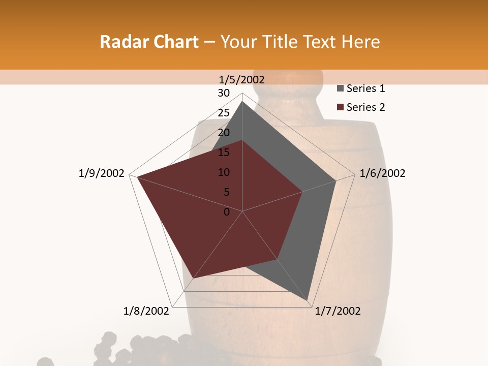 Background Isolated Peppergrinder PowerPoint Template