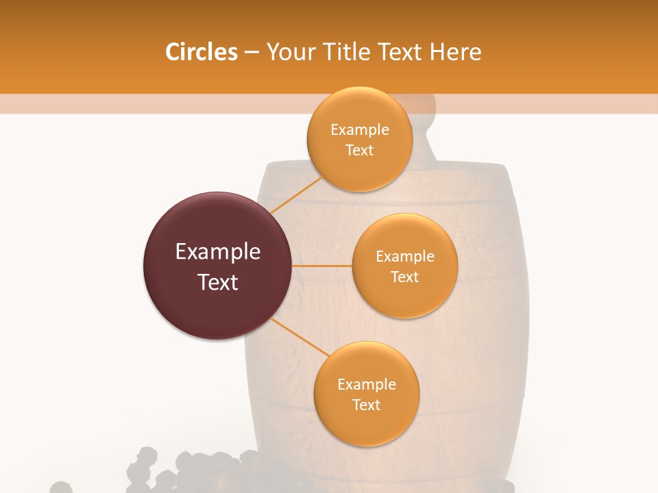 Background Isolated Peppergrinder PowerPoint Template