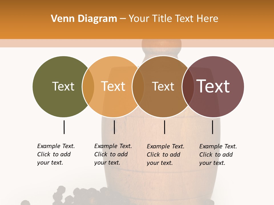Background Isolated Peppergrinder PowerPoint Template