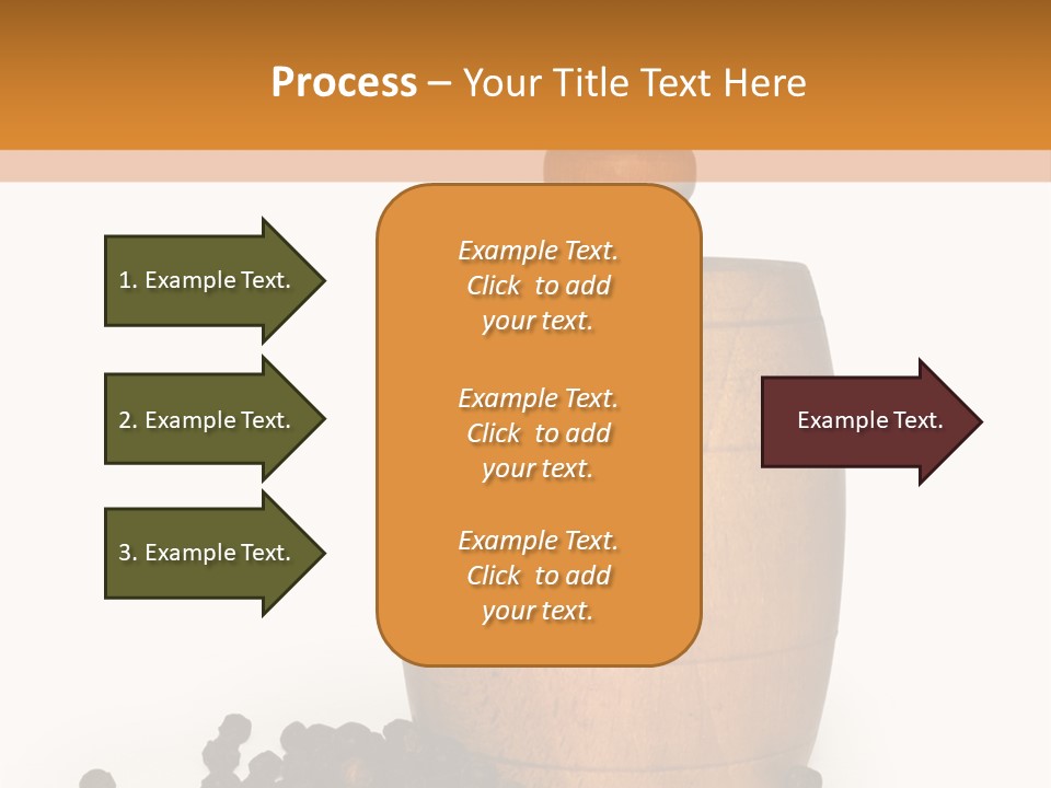 Background Isolated Peppergrinder PowerPoint Template