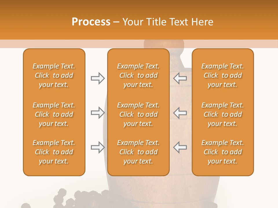 Background Isolated Peppergrinder PowerPoint Template