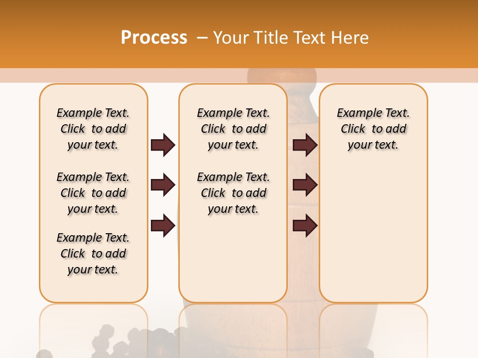 Background Isolated Peppergrinder PowerPoint Template