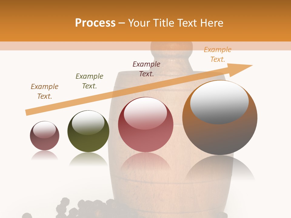 Background Isolated Peppergrinder PowerPoint Template