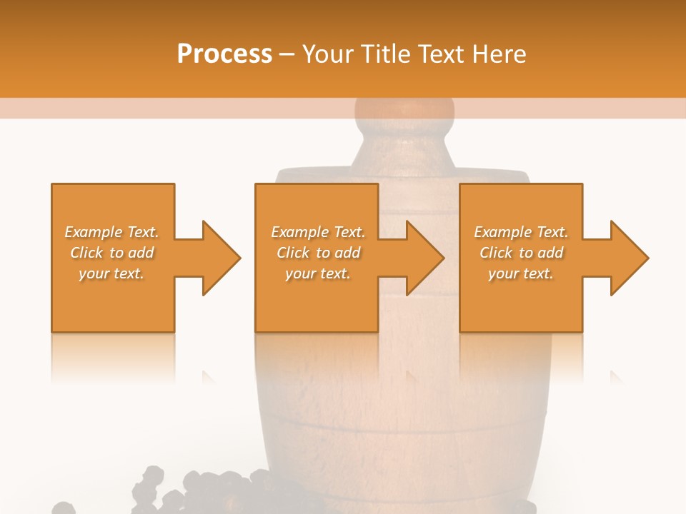 Background Isolated Peppergrinder PowerPoint Template