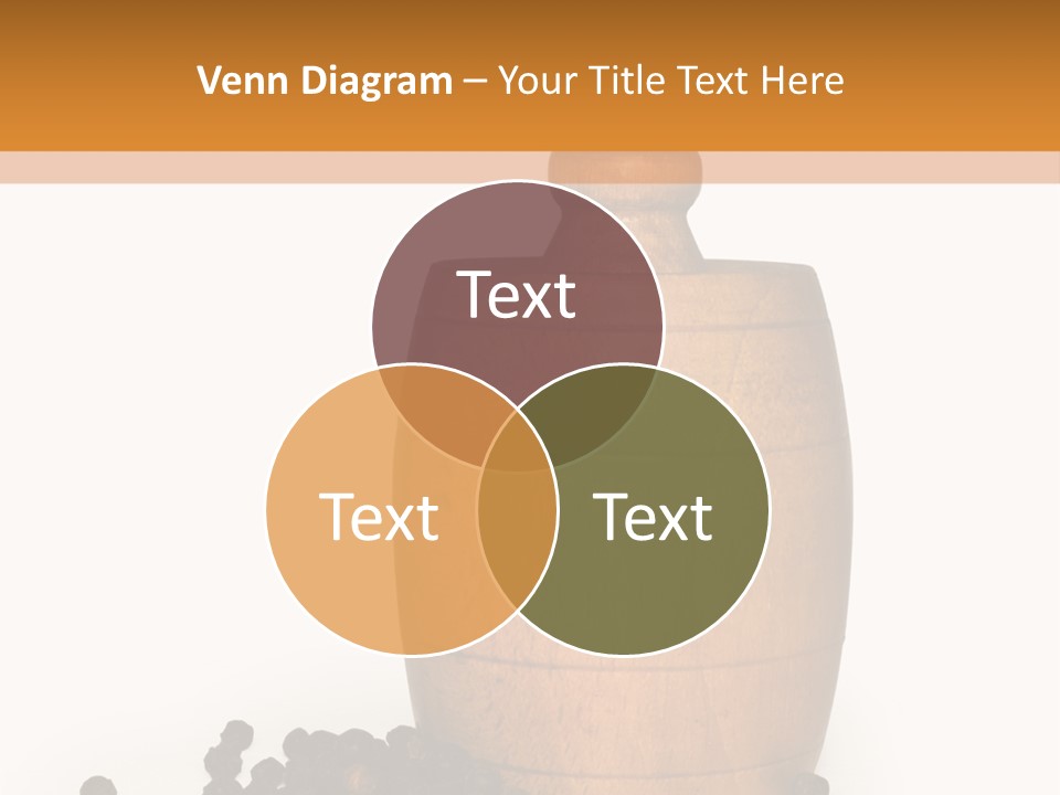 Background Isolated Peppergrinder PowerPoint Template