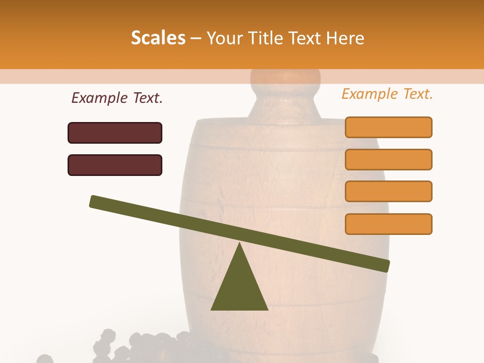 Background Isolated Peppergrinder PowerPoint Template