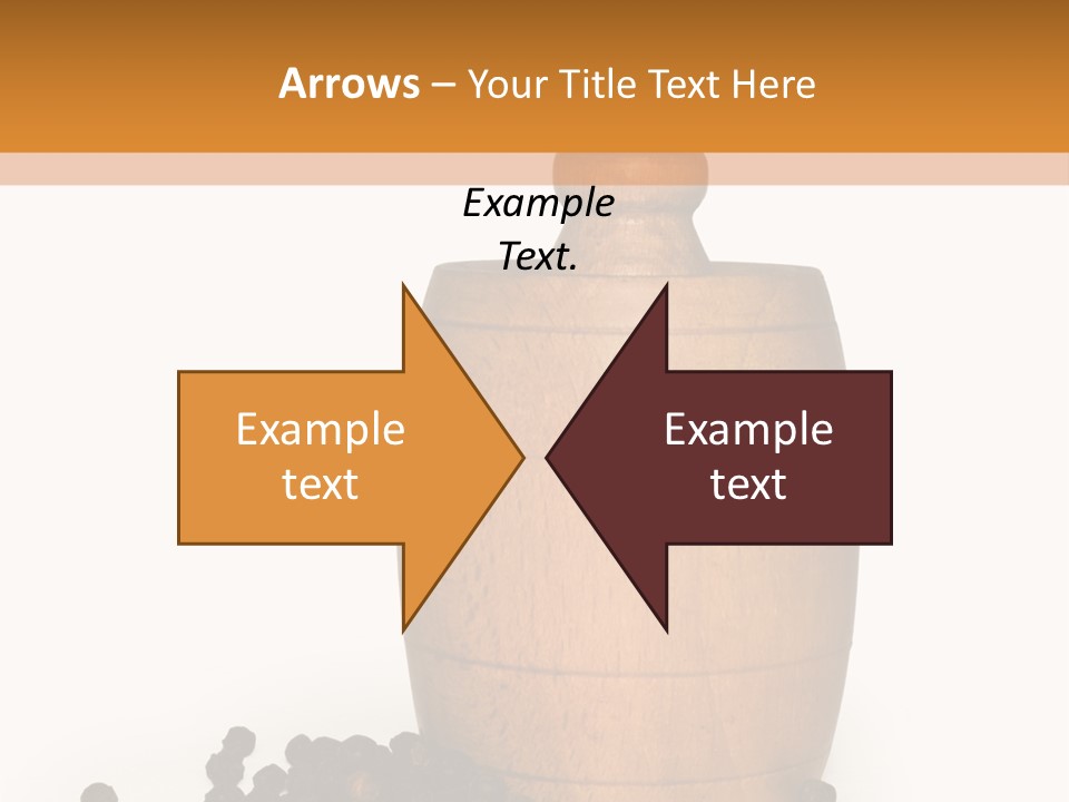 Background Isolated Peppergrinder PowerPoint Template