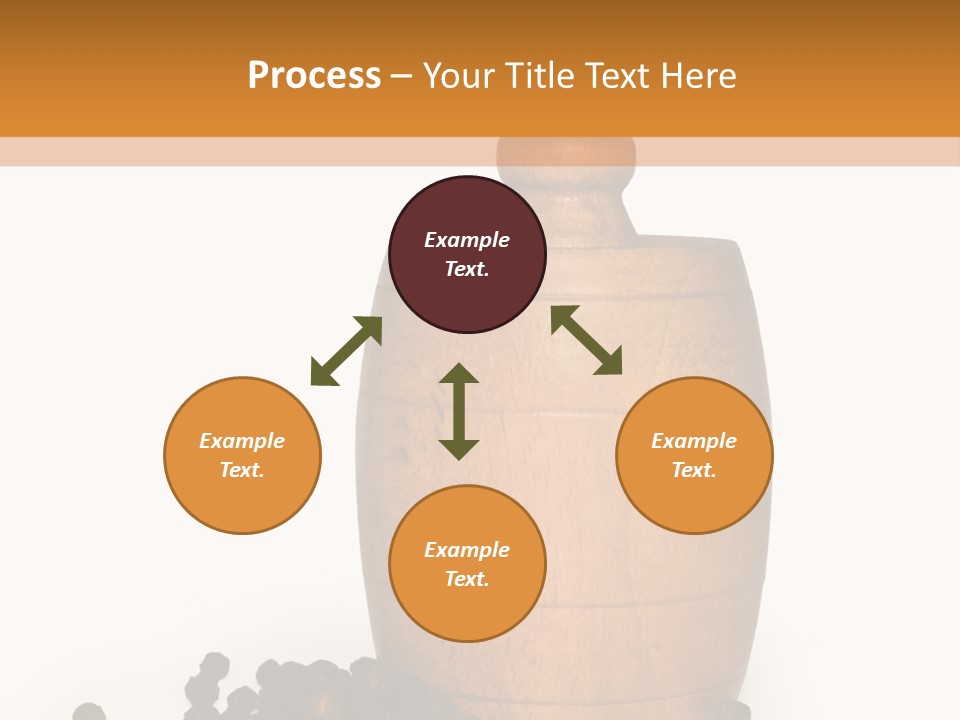 Background Isolated Peppergrinder PowerPoint Template