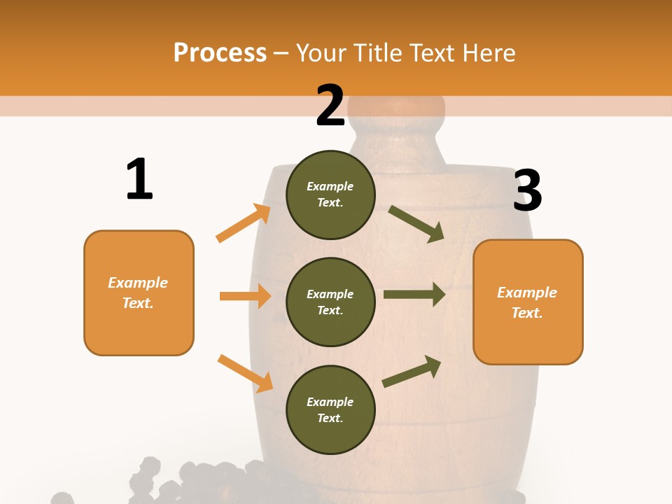 Background Isolated Peppergrinder PowerPoint Template