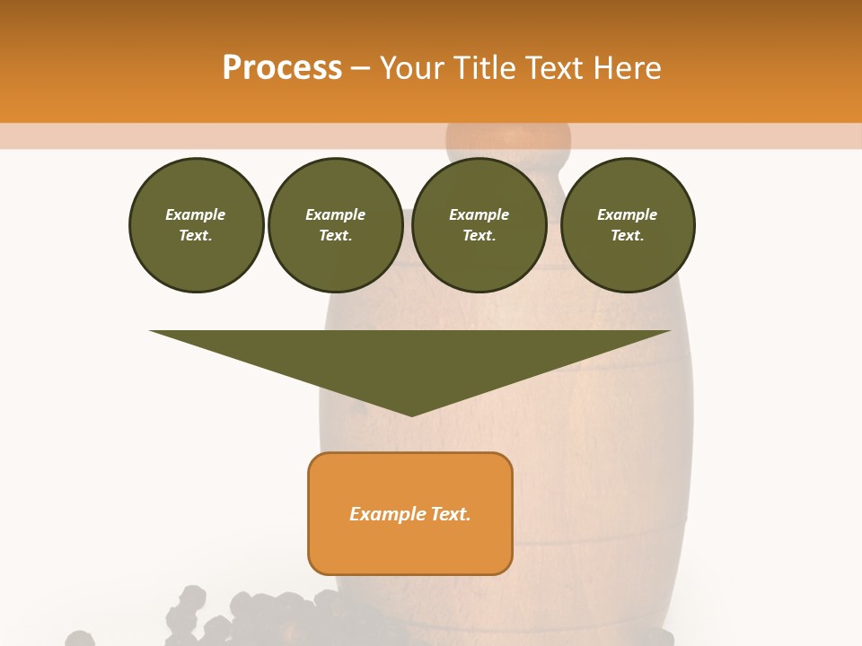 Background Isolated Peppergrinder PowerPoint Template