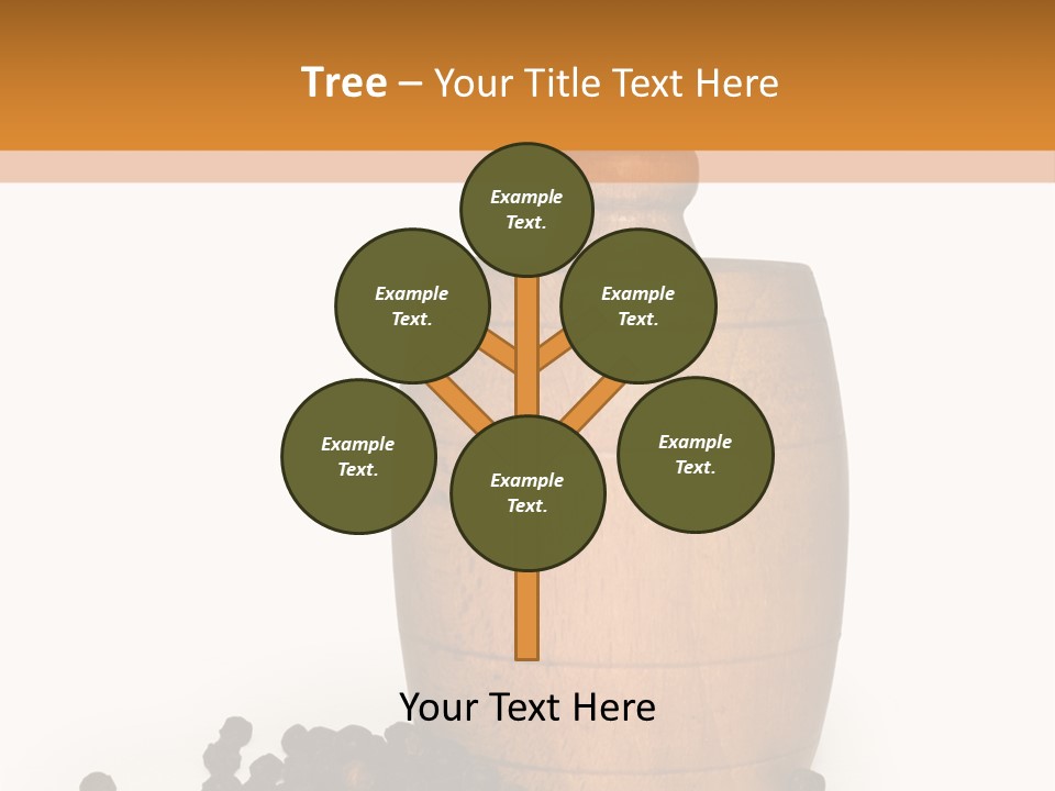 Background Isolated Peppergrinder PowerPoint Template