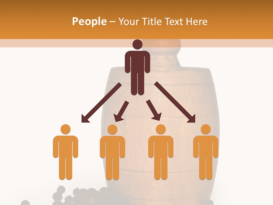 Background Isolated Peppergrinder PowerPoint Template