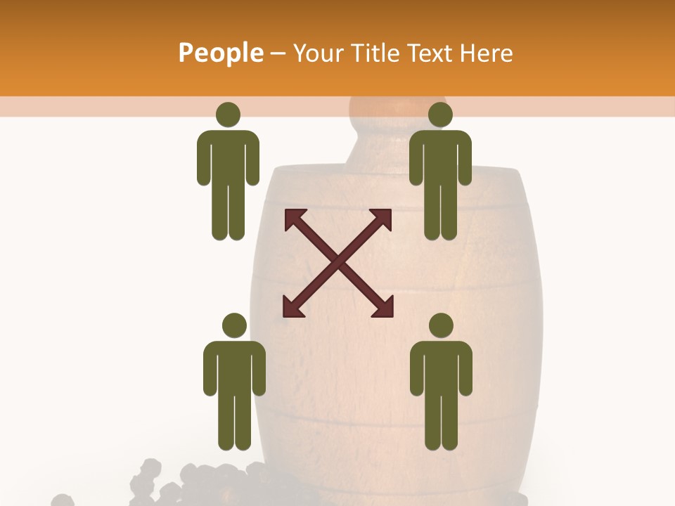 Background Isolated Peppergrinder PowerPoint Template