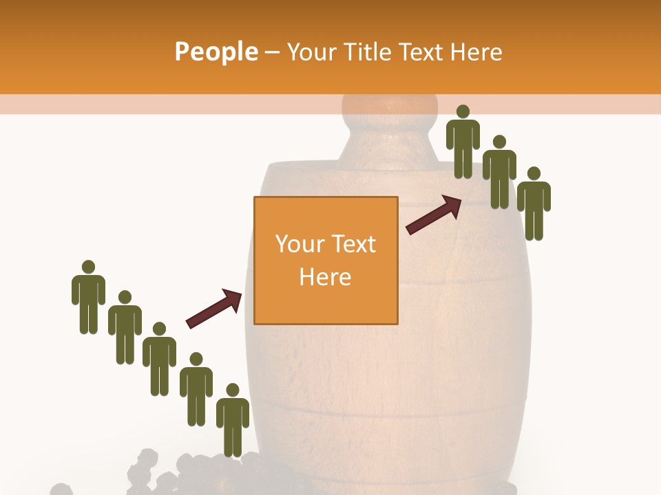 Background Isolated Peppergrinder PowerPoint Template