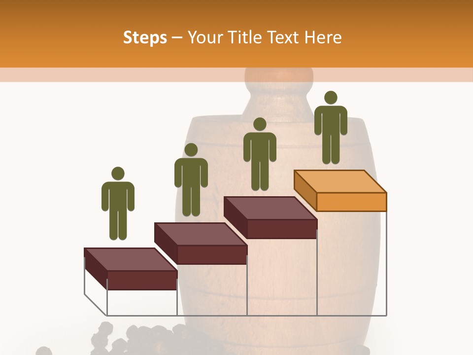 Background Isolated Peppergrinder PowerPoint Template