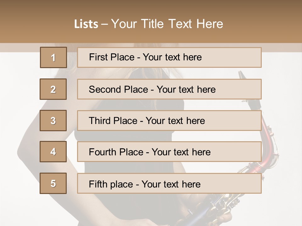 Hair Performer Makeup PowerPoint Template