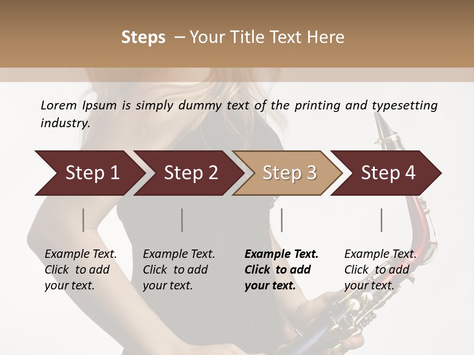 Hair Performer Makeup PowerPoint Template
