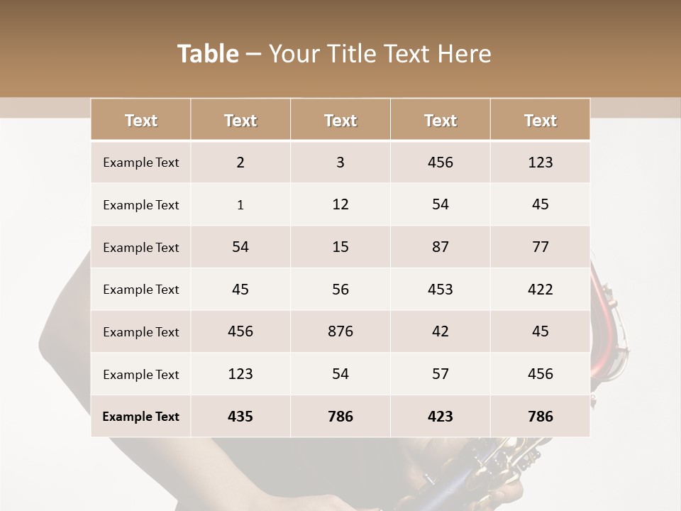 Hair Performer Makeup PowerPoint Template