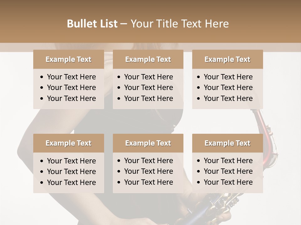 Hair Performer Makeup PowerPoint Template