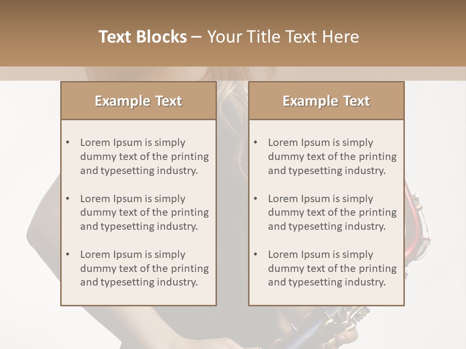 Hair Performer Makeup PowerPoint Template