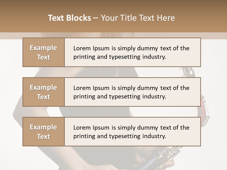Hair Performer Makeup PowerPoint Template
