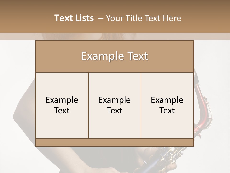 Hair Performer Makeup PowerPoint Template