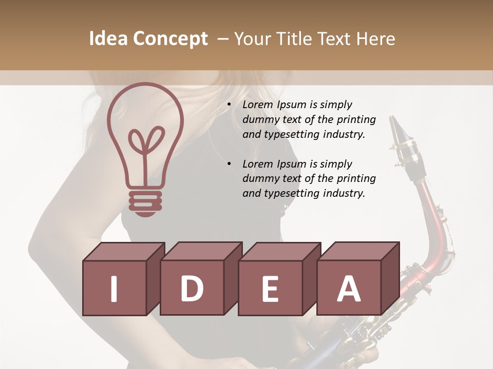 Hair Performer Makeup PowerPoint Template