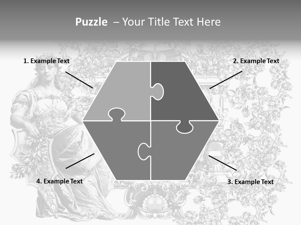 Weave Ornament Retro PowerPoint Template