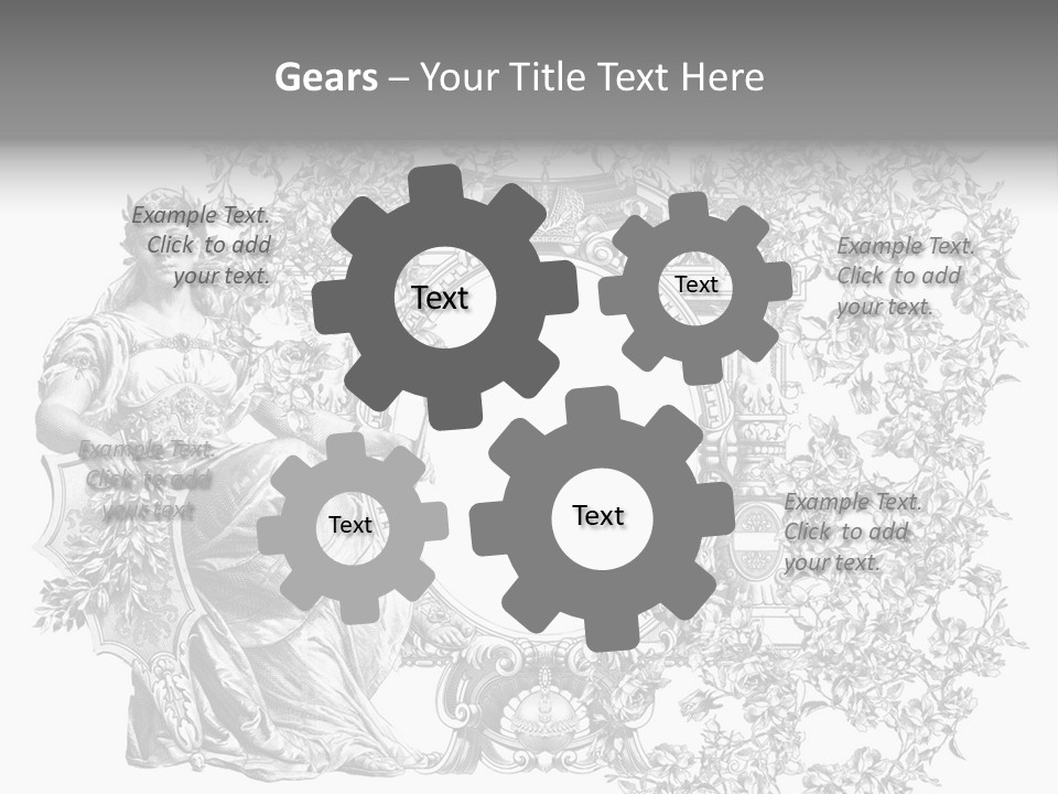 Weave Ornament Retro PowerPoint Template