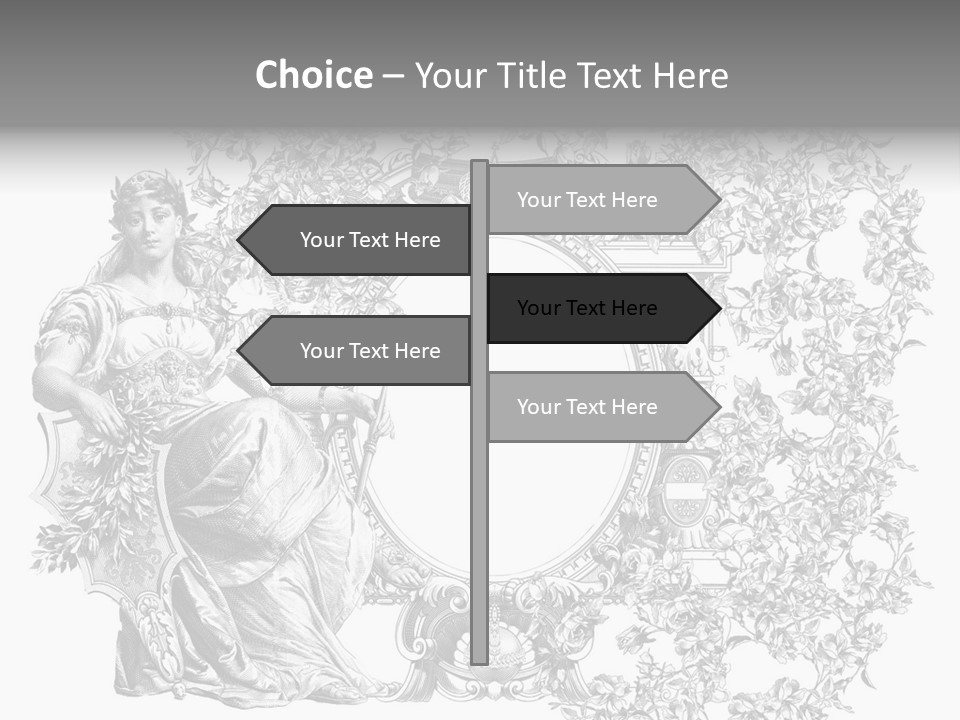 Weave Ornament Retro PowerPoint Template