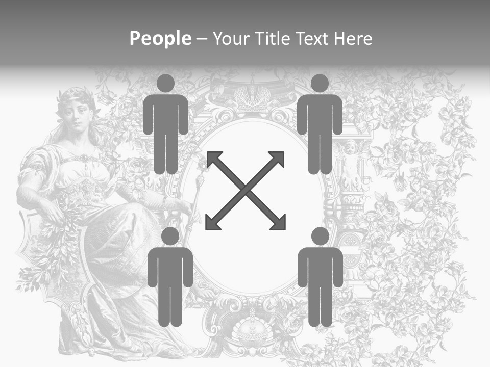 Weave Ornament Retro PowerPoint Template