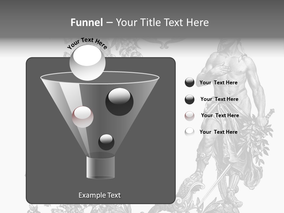 Ornament Art Black PowerPoint Template